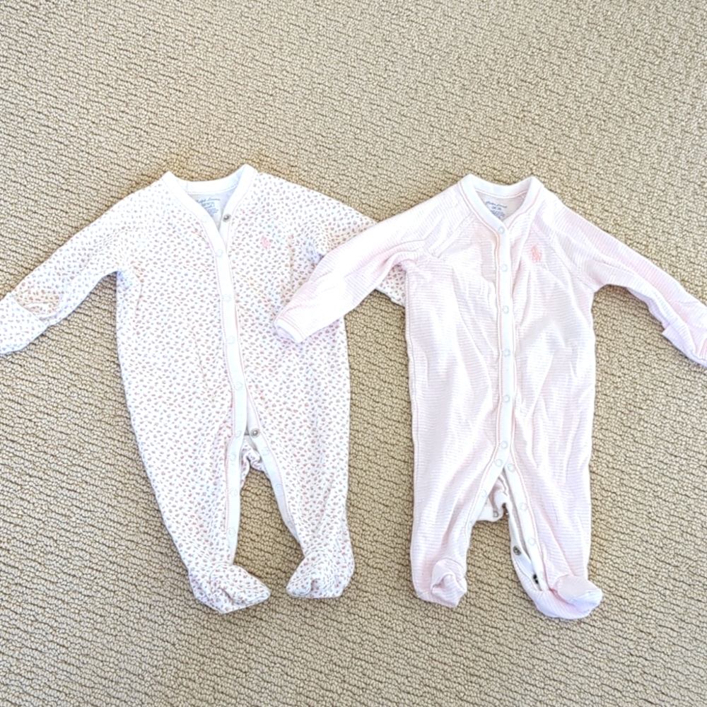 Bundle Ralph Lauren Baby Footies, 3M